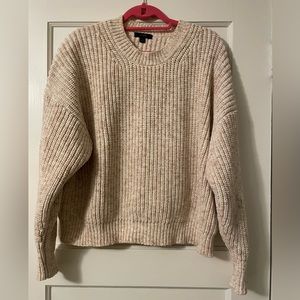 J. Crew Marled cotton blend sweater